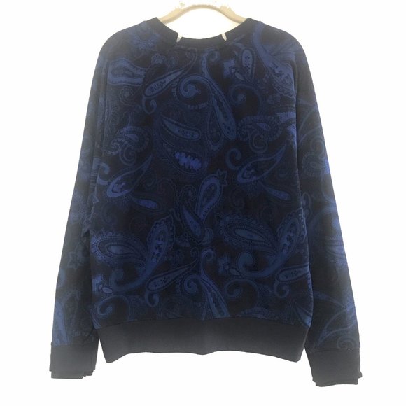 H&M Navy Ripped Sweatshirt NWOT - Picture 4 of 6